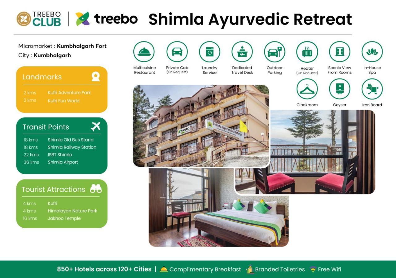 Treebo Shimla Ayurvedic Retreat Kufri Hotel Ngoại thất bức ảnh
